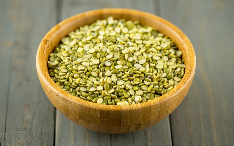 Split Green Moong Beans Without Husk